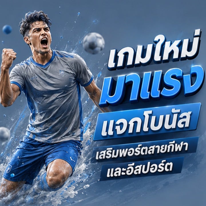 เกมใหม่มาแรง แจกโบนัส